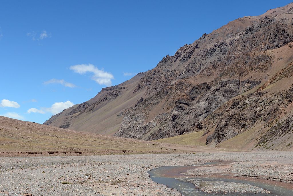 07 A Dejected Group Of Austrians Descends Towards Pampa de Lenas After Suffering 150km Winds On Their Aconcagua Climb
